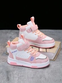 Lightweight, Soft Leather Upper, Comfortable Hook And Loop Closure, Cushioned Interior, Anti-Slip Durable Sole. Easy On & Off, Casual Sneakers For Teens