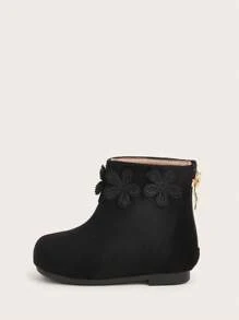 1pair Black Classic Cute & Comfortable Princess Boots