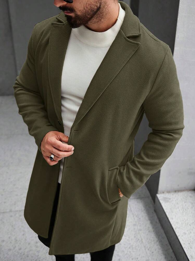 Manfinity Hypemode 1 معطف واقٍ كاجوال بأكمام طويلة...