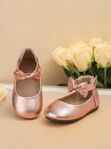 1 Pair Fashion Baby Flat Shoes, New Style Children Flat Shoes, Girls Flats - Pink - View 2