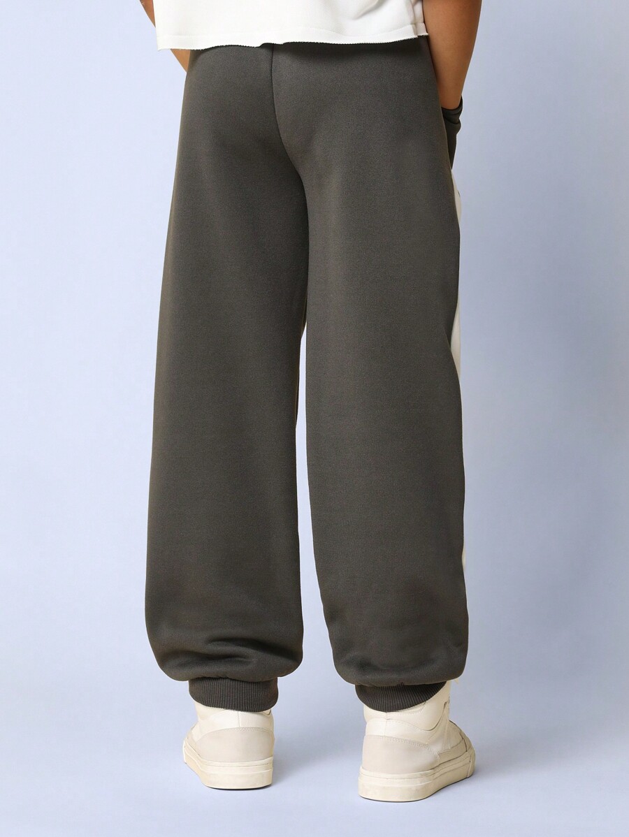 SUMWON Tween Girls Comfy Slim Fit Side Panel Essential Jogger SHEIN UK