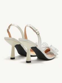 CUCCOO CHICEST Women's Fashion High Heels Pearl & Bow Design Comfortable Versatile Lolita Pumps For Christmas And New Year Holiday Vibe Fall And Winter