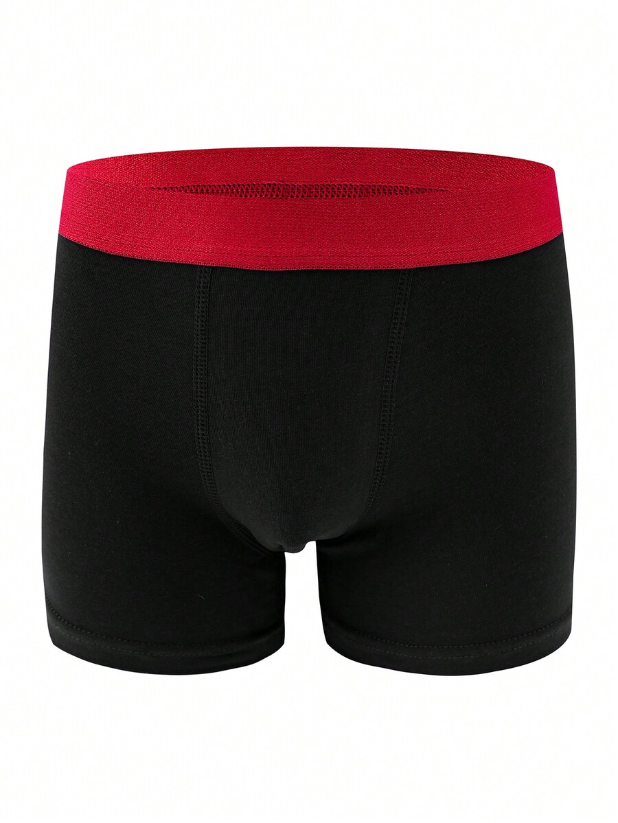 10pcs Tween Boy Minimalist Sports Series Print & Solid Color