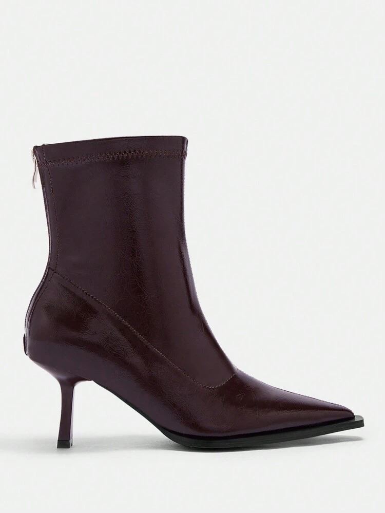 CUCCOO BIZCHIC Women's Fashion Pointed Toe Stiletto Ankle Boots For Spring Shoes Spring Break Easter