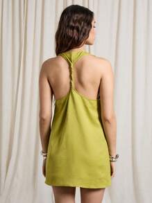 AiiRZ Sleeveless Mini Tank Dress Perfect For St. Patrick'S Day Celebrations Comfortable A-Line Casual Irish Party Holiday Festival Wear Lucky Charm Occasion Dress