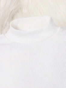 SHEIN 3 stuks/set jonge jongens dikke gebreide warme voering effen kleur ronde hals trui, thermisch gevoerde parka jas & casual broek, geschikt voor school, buiten, dagelijks dragen in de herfst & winter