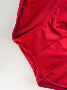 5pcs/Pack Men Letter Waistband Briefs