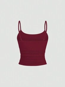 Sweetra 女式修身吊带背心，无袖，可调节肩带，Y2K 装，适合新年服装