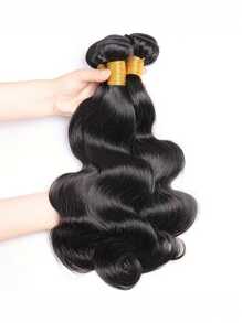 3 Pcs Body Wave Bundles 100% Remy Human Hair Extensions For Women Natural Wavy Hair Weaving Bundles Weave Extensions - SNatural - View 5