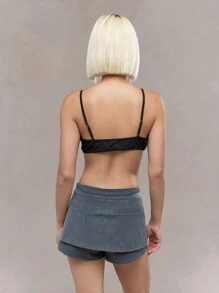 MISSGUIDED Lace Cami Bra Top - Black - View 2