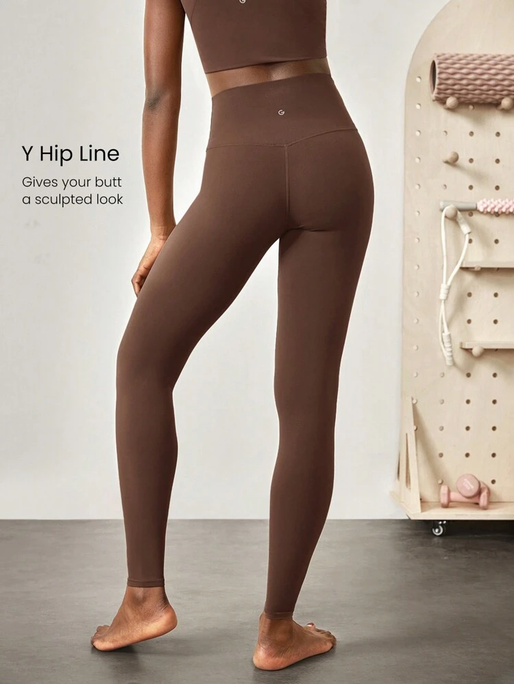 28" FeatherFit™ Crossover Leggings Gym  Spring Summer