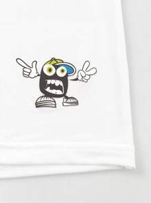 5pcs Men Comfortable Soft Letter Graphic & Cartoon Printed Boxer Briefs - Multicolor - View 7