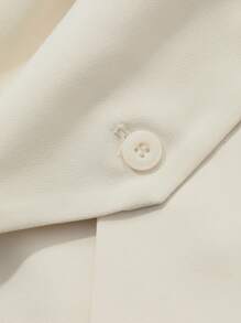 DAZY 2 件套女士休闲纯色背心夹克和长款百褶裙套装