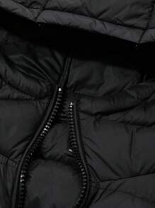 DAZY 1 Stück Damen einfarbige Kapuzen-Lässig-Jacke mit hoher Taille, Winterbekleidung für Damen, Damen-Wintermantel, Herbstbekleidung für Damen