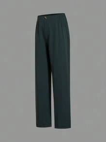 2pcs Tween Boys Casual School Style Contrast Color Collar Cardigan Vest 2 In 1 Shirt With Necktie And Straight Leg Pants Suit, Suitable For School, Garden, Beach, Birthday, Spring/Summer/Autumn/Winter Seasons - Multicolor - View 7