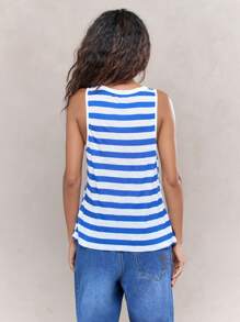 MISSGUIDED Loose Scoop Neck Tank Top For Summer - Multicolor - View 2