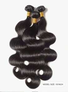 3 Pcs Body Wave Bundles 100% Remy Human Hair Extensions For Women Natural Wavy Hair Weaving Bundles Weave Extensions - SNatural - View 2