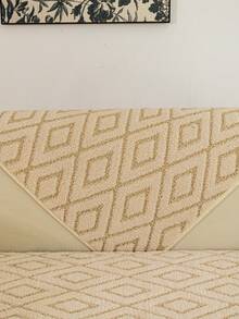 1 Vỏ gối sofa nhung, chống trượt, hiện đại đơn giản, chống bụi, có thể giặt được, thân thiện với vật nuôi, dùng cho phòng ngủ, văn phòng, phòng khách, ghế sofa hình chữ L & ghế 1/2/3/4 chỗ, dày cho mùa thu/đông - Màu Khaki - Xem 4