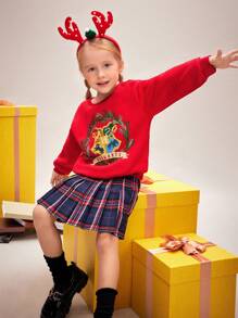 HARRY POTTER X SHEIN Moletons para meninas, para presente de Natal