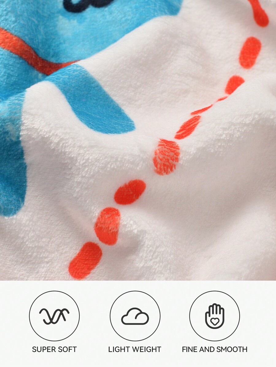 1pc Flannel Blanket, Soft Warm And Fluffy, No Shed, No Pilling, For All