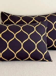 1PC Best Cheap Soft Microfiber Pillow Case - Pillow Covers, Hypoallergenic And Breathable Pillowcase, Large Long Standard Queen, Body, European, And Square Sizes, Perfect For All Seasons - Black - View 7