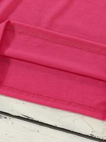 SHEIN 3pcs/Set Girls Toddler Casual Cute Unicorn Slogan Graphic Print Round Neck Basic Long Sleeve T-Shirts, Fashion Layering Tops For Autumn/Winter