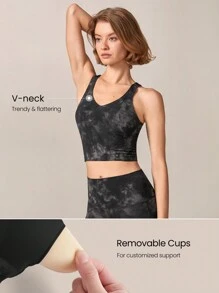 GLOWMODE FeatherFit™ Cropped Active Tank & High-Rise Leggings Set - Multicolor - View 3