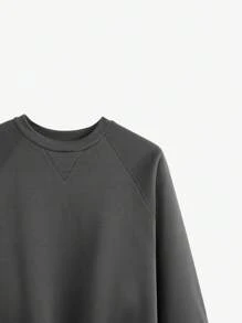 AKNOTIC Business Casual Men's Loose Fit Round Neck Casual Long Sleeve Pullover Sweatshirt, Suitable For Autumn/Winter