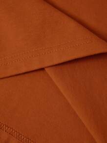 SHEIN BASICS Đầm dự tiệc tối giản dị không dây ôm vừa vặn dành cho nữ - màu nâu - Xem 9