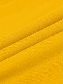 Manfinity Hypemode Pantalones de chándal con bolsillos con cordón, estampado de dibujos animados y letras de colores contrastantes para hombres