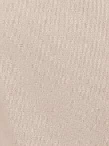 EMERY ROSE 秋季女士休闲简约日常单排扣大衣 - 杏色 - 查看 6