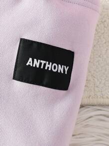 2 件套女婴字母印花保暖紧身裤