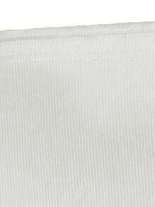 2 Peças Conjunto de Camiseta Regata Bicolor e Mini Saia Feminino, Design Único, Estilo Minimalista, Adequado para Passeios Casuais