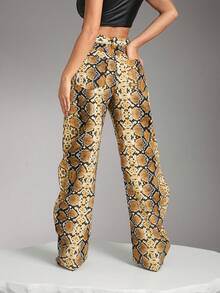 Denimoi Premium Denim Snake Print Baggy Jeans - Multicolor - View 7