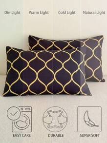 1PC Best Cheap Soft Microfiber Pillow Case - Pillow Covers, Hypoallergenic And Breathable Pillowcase, Large Long Standard Queen, Body, European, And Square Sizes, Perfect For All Seasons - Black - View 5