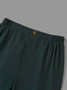 2pcs Tween Boys Casual School Style Contrast Color Collar Cardigan Vest 2 In 1 Shirt With Necktie And Straight Leg Pants Suit, Suitable For School, Garden, Beach, Birthday, Spring/Summer/Autumn/Winter Seasons - Multicolor - View 11