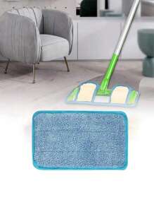 1pc Fit Flat Adhesive Mop Cloth Microfiber Mop Pad Mop Head Replace Mop Cloth Rotary Hands-Free Cleaning Christmas For Holiday Gift Giving