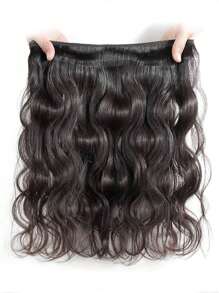 3 Pcs Body Wave Bundles 100% Remy Human Hair Extensions For Women Natural Wavy Hair Weaving Bundles Weave Extensions - SNatural - View 6