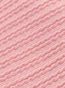 Teen Girl 3-Piece Set: White Long Sleeve Ruffle Collar Blouse + Purple Sweater Vest + Purple Plaid Mini Skirt