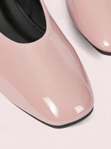 CUCCOO DOLLMOD Bailarinas de punta redonda con correa, cómodas y casuales mocasines tipo slip-on para mujer con vibra navideña y de Año Nuevo para otoño e invierno