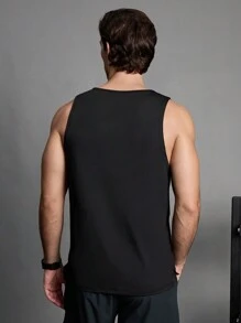 Manfinity Sport Polished Freund-Stil Herren Geometrisches Muster Sport Tanktop