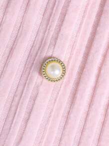 Vestido corto de Body con cuello cuadrado acanalado elegante para niñas preadolescentes, otoño