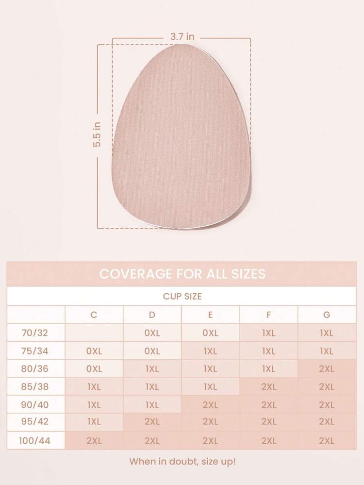 3 paia di nastro adesivo invisibile per sollevare il seno, reggiseno adesivo senza spalline, nastro amichevole per la pelle per effetto push-up e modellante, adatto per taglie dalla B alla E, copri-capezzoli, reggiseno da sposa