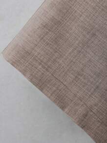 Manfinity Homme Loose Fit Men Solid Half Button Pocket Patched Shirt (No Necklace) - Khaki - View 4