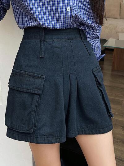 Women's Casual Short Denim Mini Skirt Jeans Skirt