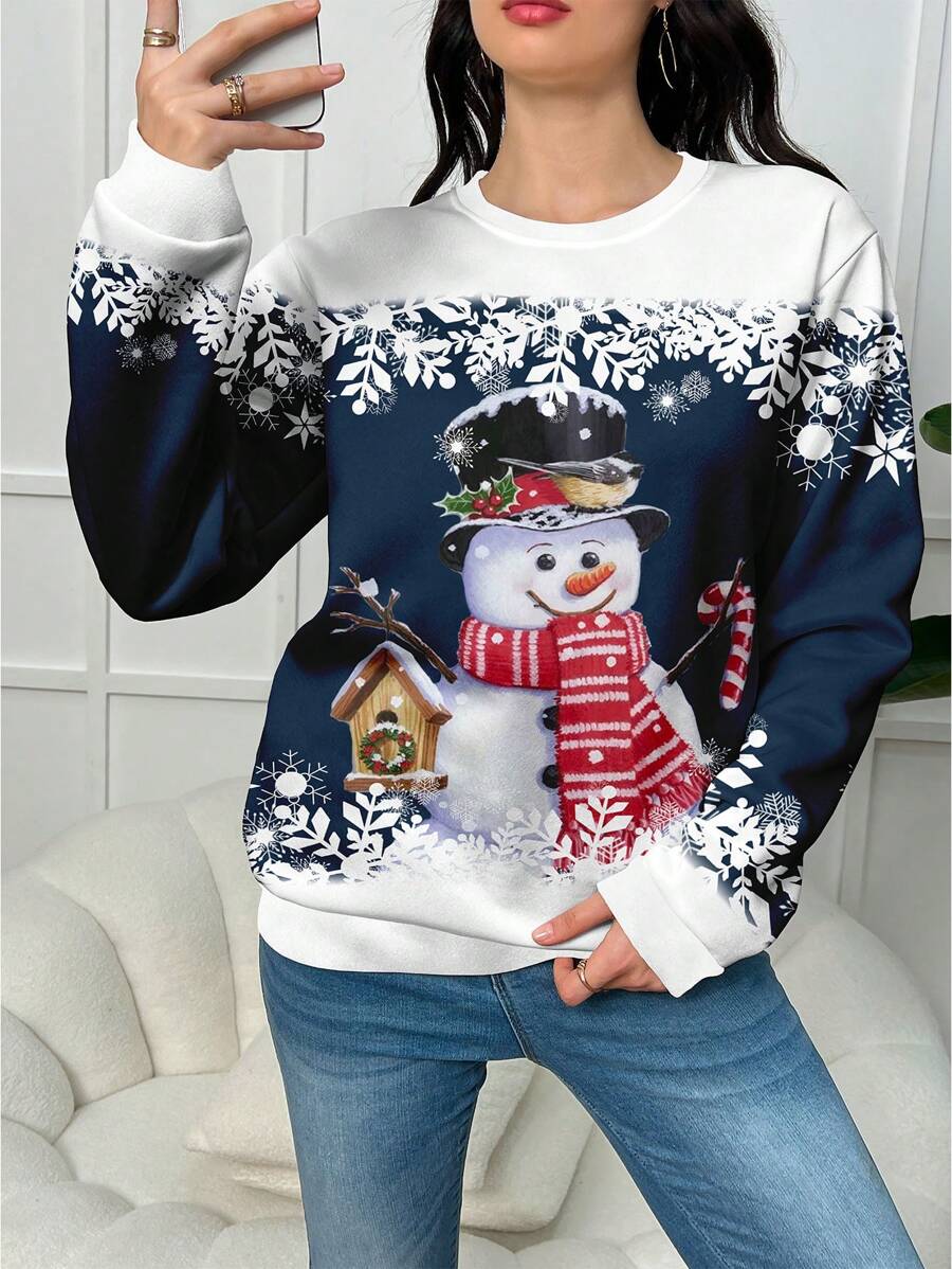 inawly-christmas-snowman-print-drop-shoulder-sweatshirt-shein