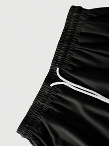 Manfinity Hypemode 2pcs/Set Men's Casual Everyday Wear Round Neck Sweatshirt And Drawstring Waist Sweatpants Suit, Autumn