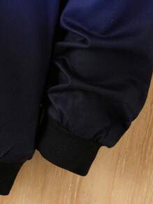 SHEIN Tween Boy 休闲渐变色印花套头运动衫，街头风格 - 彩色 - 查看 4