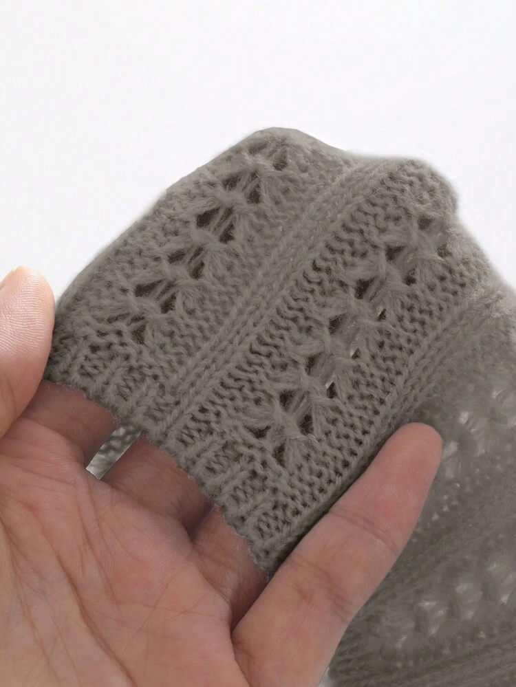 Women Solid Color Crew Neck Long Sleeve Casual Sweater,Fall Clothes