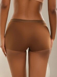 Set de 3 bragas elásticas cómodas y suaves de tonos terrosos para mujeres